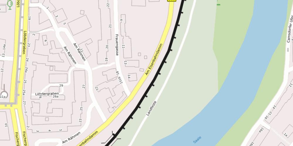 Screenshot aus dem Kartenportal der Stadt Jena